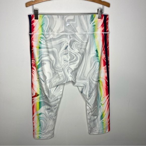 Fila sport rainbow capri leggings size XL - Picture 2 of 4